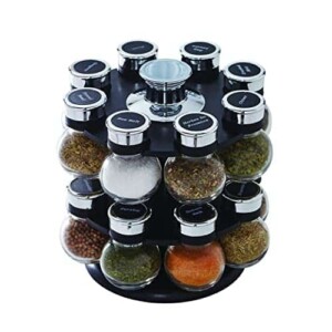 Kamenstein Ellington Revolving Tower with Free Spice Refills for 5 Years