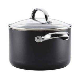 Farberware Buena Cocina Nonstick Stock Pot/Stockpot/Soup Pot with Lid - 4 Quart