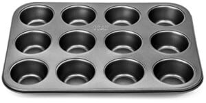 GRAN 12 Cup Nonstick Muffin Tin and Cupcake Pan - Carbon Steel Tray