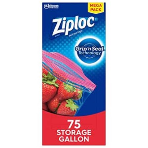 Ziploc Storage Bags with New Grip 'n Seal Technology