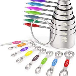 Measuring Cups and Magnetic Measuring Spoons Set