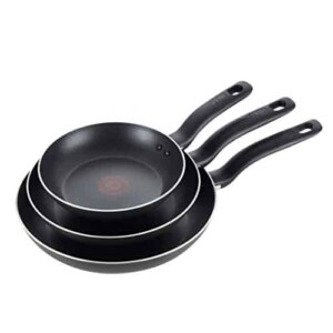 T-fal B363S3 Specialty Nonstick Omelette Pan 8-Inch 9.5-Inch and 11-Inch Dishwasher Safe PFOA Free Fry Pan / Saute Pan Cookware Set