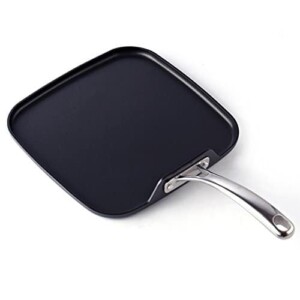 Cooks Standard Hard Anodized Nonstick Square Griddle Pan