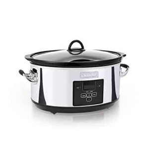 Crock-Pot 7 Quart Programmable Slow Cooker with Digital Countdown Timer|Polished Platinum