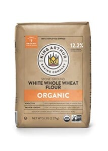 King Arthur Flour 100% Organic White Whole Wheat Flour