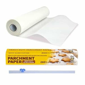 Katbite 205 SQ FT Heavy Duty Parchment Paper Roll -15 in x 164 ft Baking Paper For Cooking