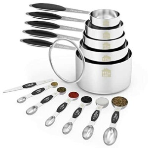 Wildone Measuring Cups and Measuring Spoons Set
