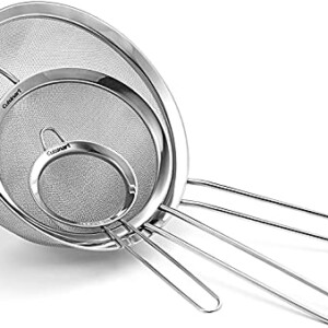 Cuisinart CTG-00-3MS Set of 3 Fine Mesh Stainless Steel Strainers