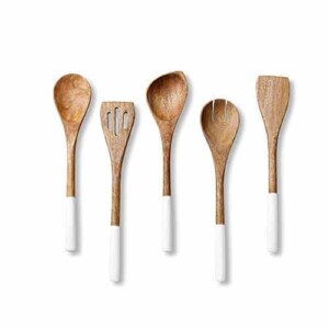 Wooden Spoons for Cooking Set for Kitchen