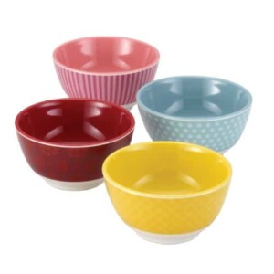 Cake Boss Countertop Accessories 4-Piece Melamine Prep Bowl Set