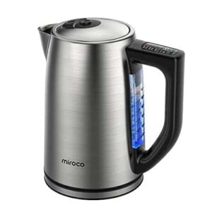 Miroco Electric Kettle Temperature Control Stainless Steel 1.7 L Tea Kettle