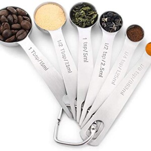 1Easylife 18/8 Stainless Steel Measuring Spoons