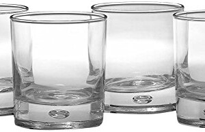 Circleware Air Bubble Heavy Base Whiskey Glass Drinking Glasses