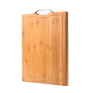 Extra Thick to Stand Organic Cutting Board Bamboo with Juice Groove