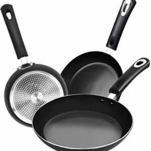 Utopia Kitchen Nonstick Frying Pan Set - 3 Piece Induction Bottom - 8 Inches