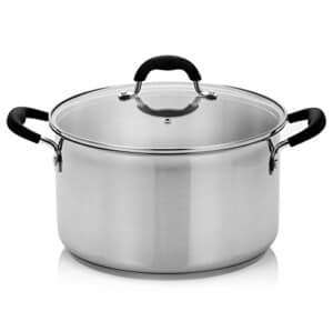Finnhomy Approved AISI304 (18-10) Stainless Steel 8-Quart Stock Pot with Cover