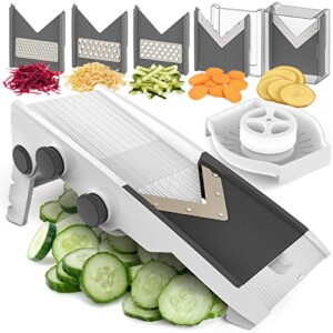 Mueller Austria Multi Blade Adjustable Mandoline Cheese/Vegetable Slicer