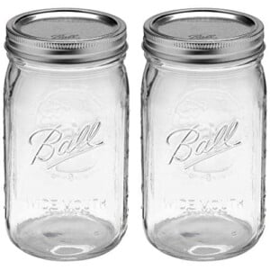 Ball Quart Jar with Silver Lid