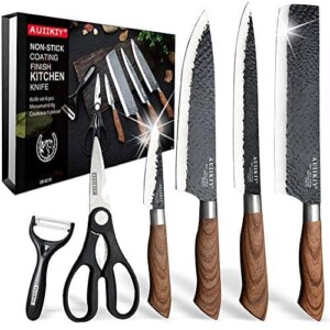 6 Pieces Professional Kitchen Knives Set With Giftbox