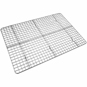 Checkered Chef Cooling Rack Baking Rack. Stainless Steel Oven and Dishwasher Safe. Fits Half Sheet Cookie Pan