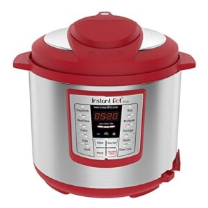 Instant Pot Lux 6 Qt Red 6-in-1 Muti-Use Programmable Pressure Cooker