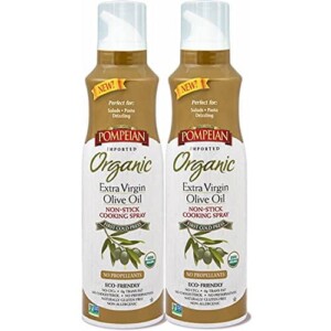 Pompeian Organic Extra Virgin Olive Oil Non-Stick Cooking Spray - No Propellants