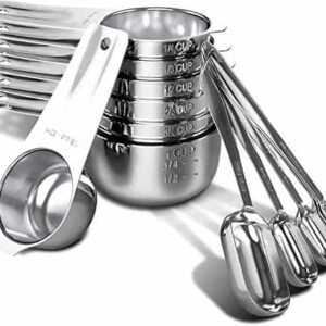 BASSTOP Measuring Cups and Measuring Spoons Set