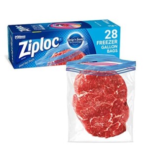 Ziploc Freezer Bags with New Grip 'n Seal Technology