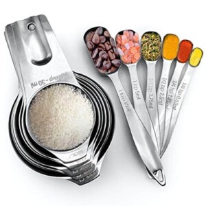 Balci (6 Rectangle Spoons + Leveler and 7 Measuring Cups)