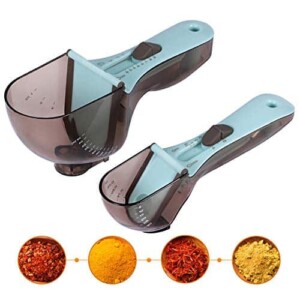 Adjustable Measuring Cups and Spoons Sets 2 Pcs