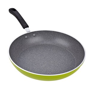Cook N Home 12-Inch Frying Pan with Non-Stick Coating Induction Compatible Bottom