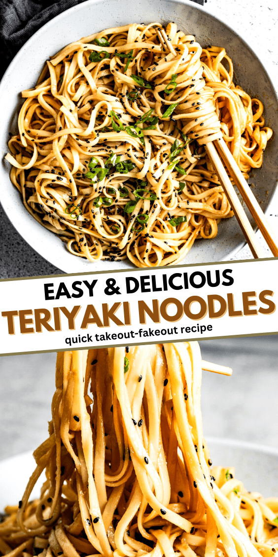 Simple Teriyaki Noodles Recipe Diethood Health Fitness Design