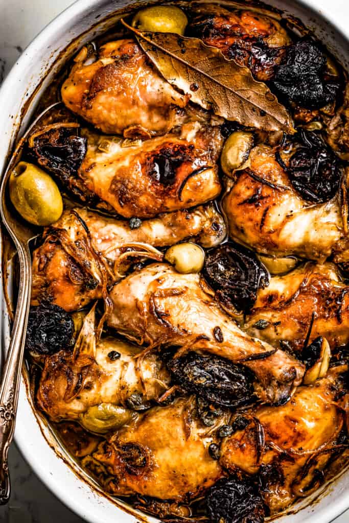 Easy Chicken Marbella Recipe Diethood