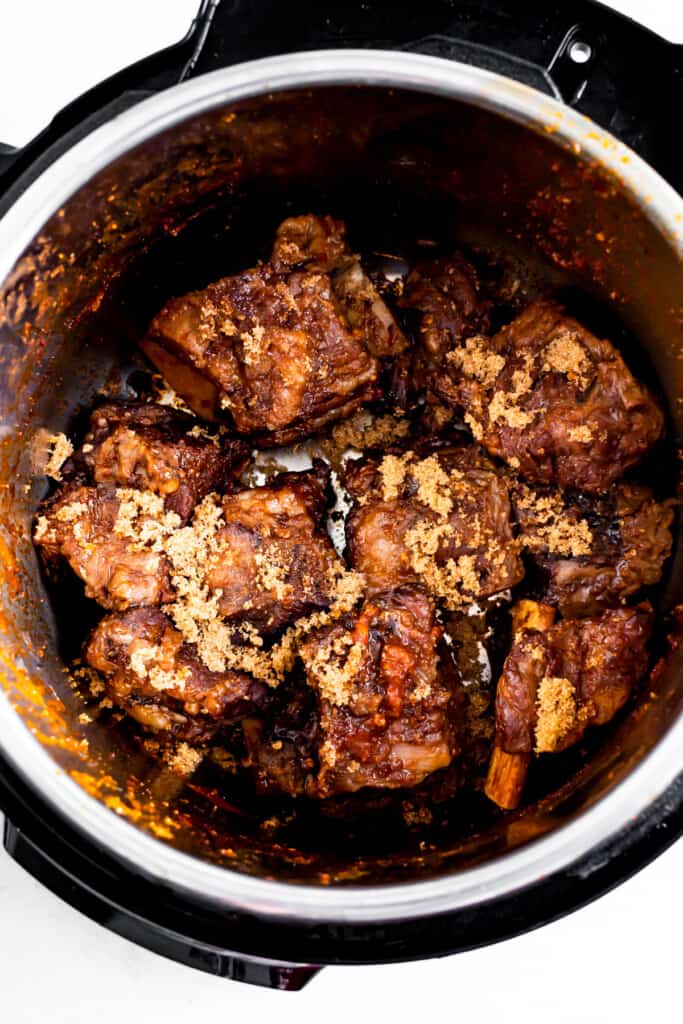 cooking short ribs in the instant pot.
