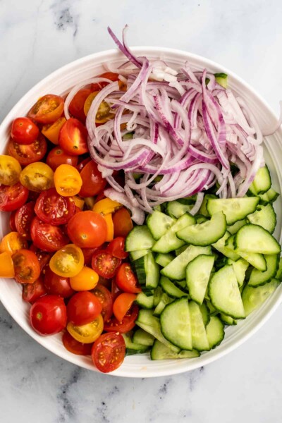 Tomato and Cucumber Salad | Diethood