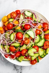 Tomato and Cucumber Salad | Diethood