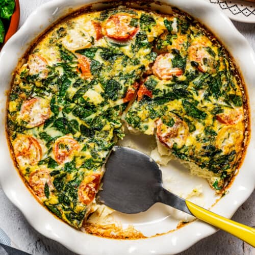 Eggwhite Frittata - The Hurried Hostess