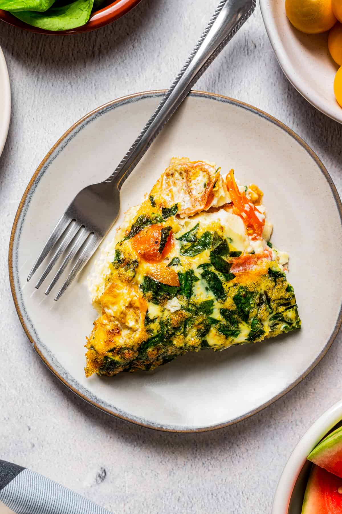 Eggwhite Frittata - The Hurried Hostess