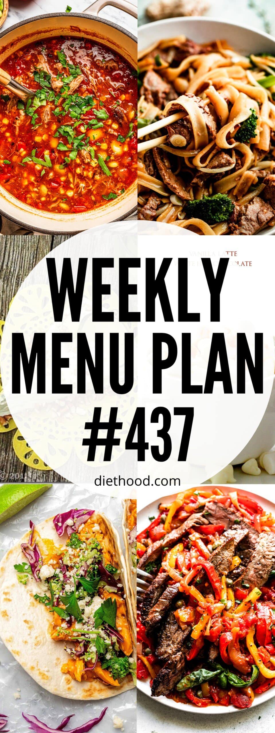 Weekly Menu Plan 437 | Diethood
