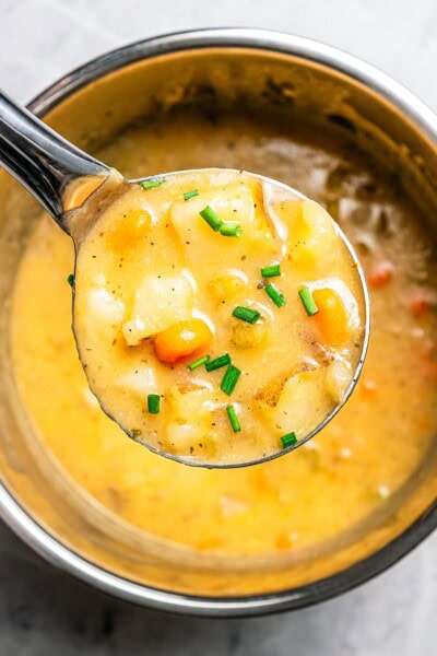 Instant Pot Potato Soup | Diethood