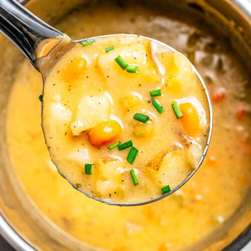Instant Pot Potato Soup | Diethood