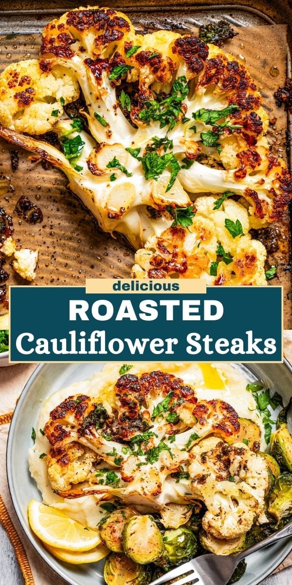 Roasted Cauliflower Steaks | Diethood