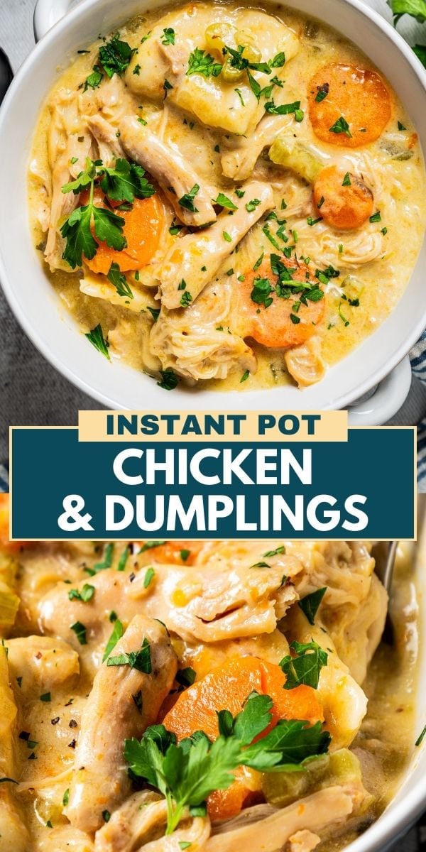 Instant Pot Chicken and Dumplings | Diethood