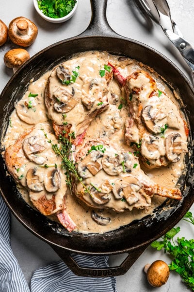 Cream of Mushroom Pork Chops