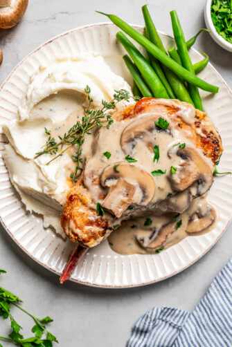 Cream of Mushroom Pork Chops