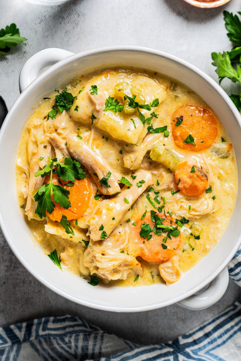 Instant Pot Chicken and Dumplings | Diethood