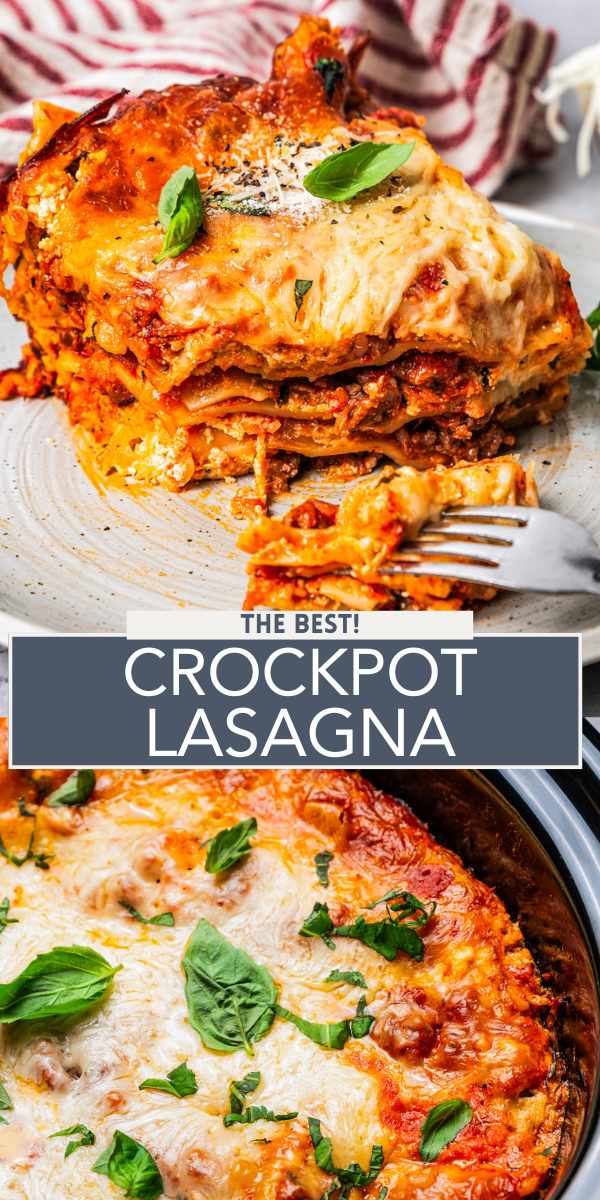 Crockpot Lasagna | Diethood