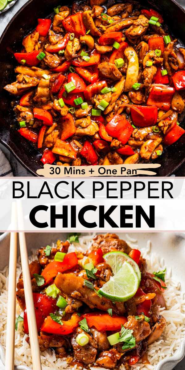 Black Pepper Chicken Recipe | Diethood