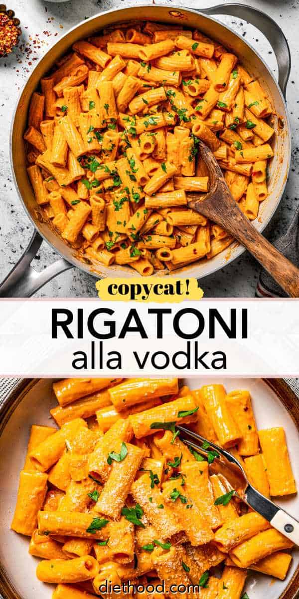 Spicy Rigatoni Vodka | Diethood