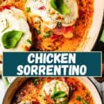 Chicken Sorrentino Pinterest image.